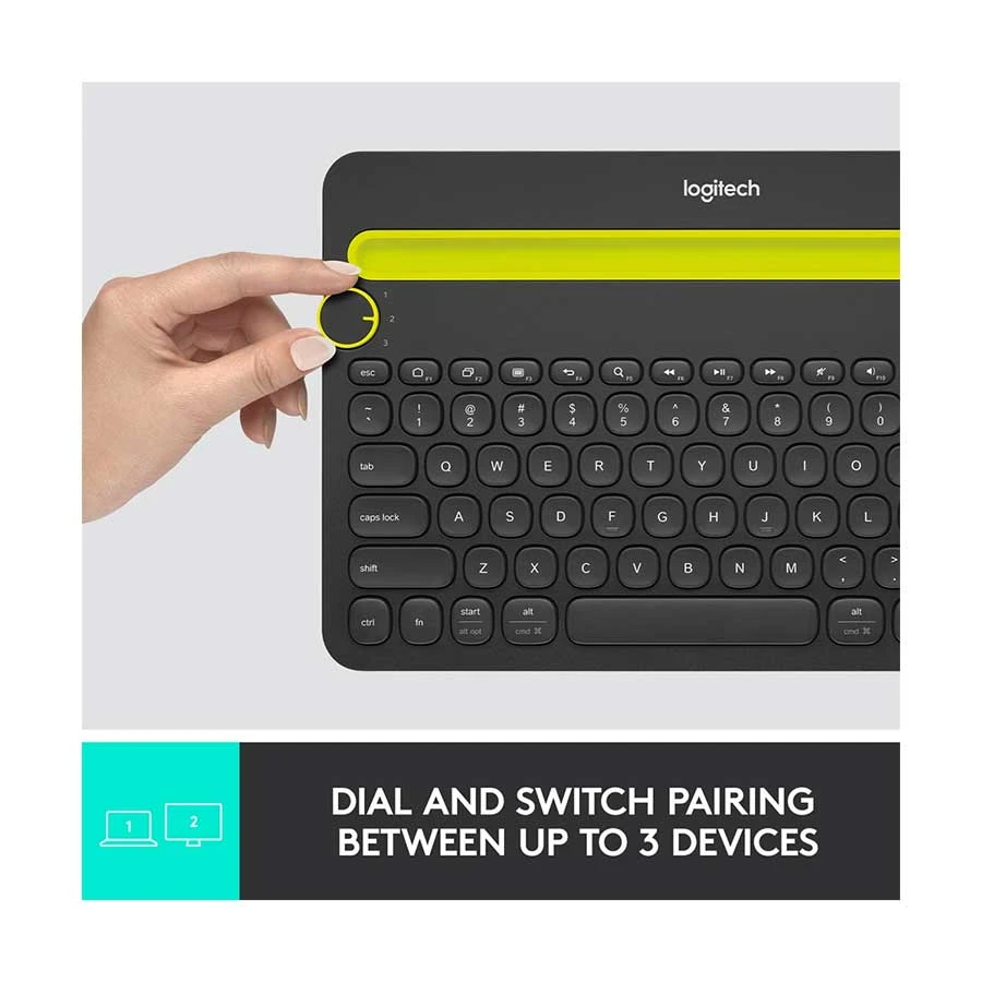 Buy Logitech K480 Bluetooth Multi Device Keyboard Black at Best Price In Bangladesh
