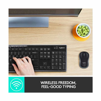 Buy Logitech MK270R Keyboard & Mouse Combo Wireless Black (IND Layout Keyboard) at Best Price In Bangladesh