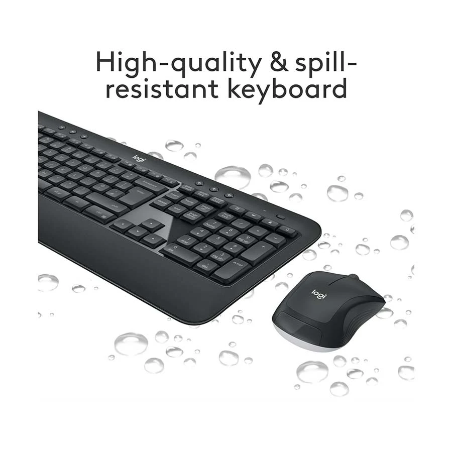Buy Logitech MK540 Wireless Keyboard & Mouse Combo Black at Best Price In Bangladesh