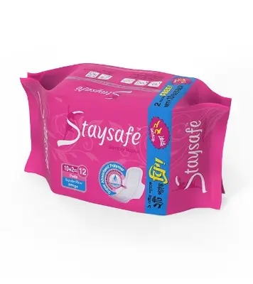 Picture of Staysafe Sanitary Napkin Regular Flow Wings(10+2) Pcs