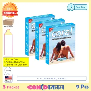 Picture of Coral Extra Time Combo 3 pack (9pcs)