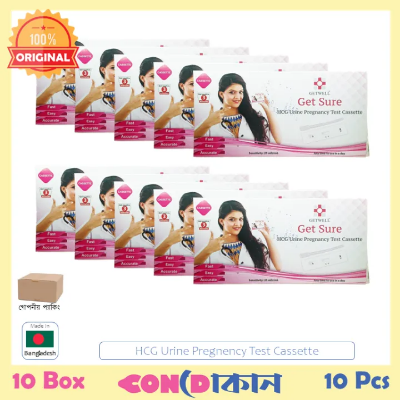 Picture of Get Sure HCG Urine Pregnancy Test Kit 10 Pcs