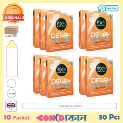 Picture of EXS Delay Endurance Extra Time Condom made in UK 10 Pack (30 Pcs)