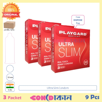 Picture of Ultra Slim/Thin Real Touch Skinny condoms 3 pack (9pcs)