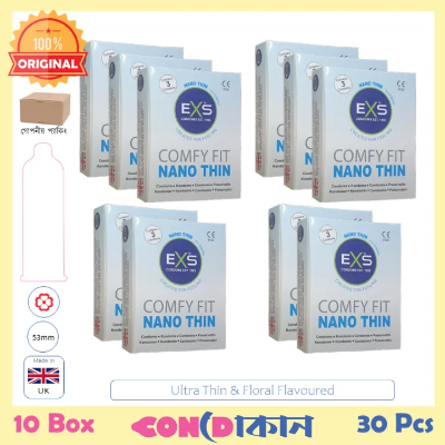 Picture of EXS Nano Thin Comfy Fit Condom 10 Box (30 Pcs) Made in UK
