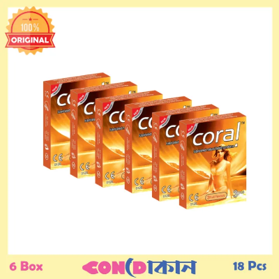Picture of Coral 3 Fruits Flavor Condom 6 Box ( 18 Pcs )