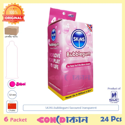 Picture of SKINS Bubblegum 6 pack (24 pcs)