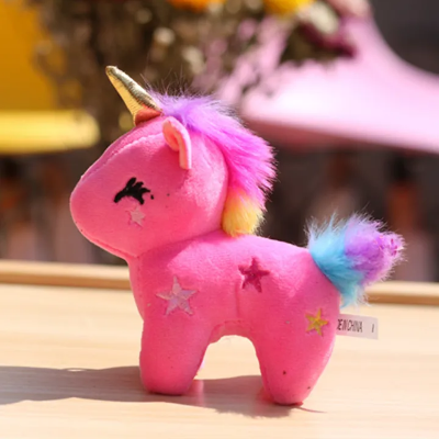 Buy   Cute Red Unicorn Pendant Plush Doll Doll Mini Key Chain Bag Pendant  at Best Price in Bangladesh
