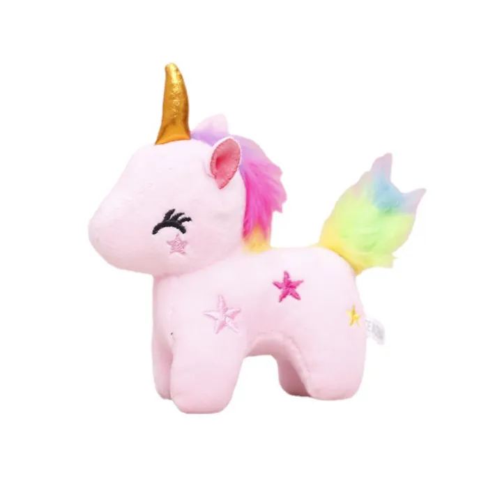 Buy   Cute Red Unicorn Pendant Plush Doll Doll Mini Key Chain Bag Pendant  at Best Price in Bangladesh