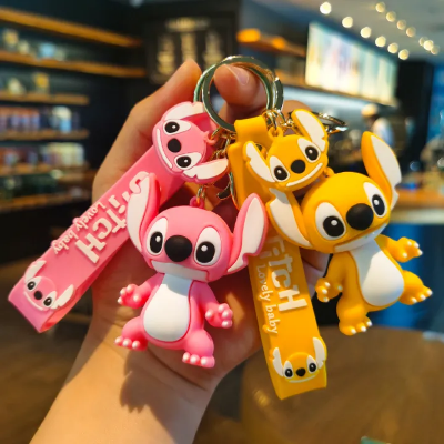 Buy  Stitch Disney Keychain Anime Lilo Stitch Figure Keyring Sweet Pink Bag Pendent Car Ornaments Key Accessories Xmas Gift for Girl  at Best Price in Bangladesh