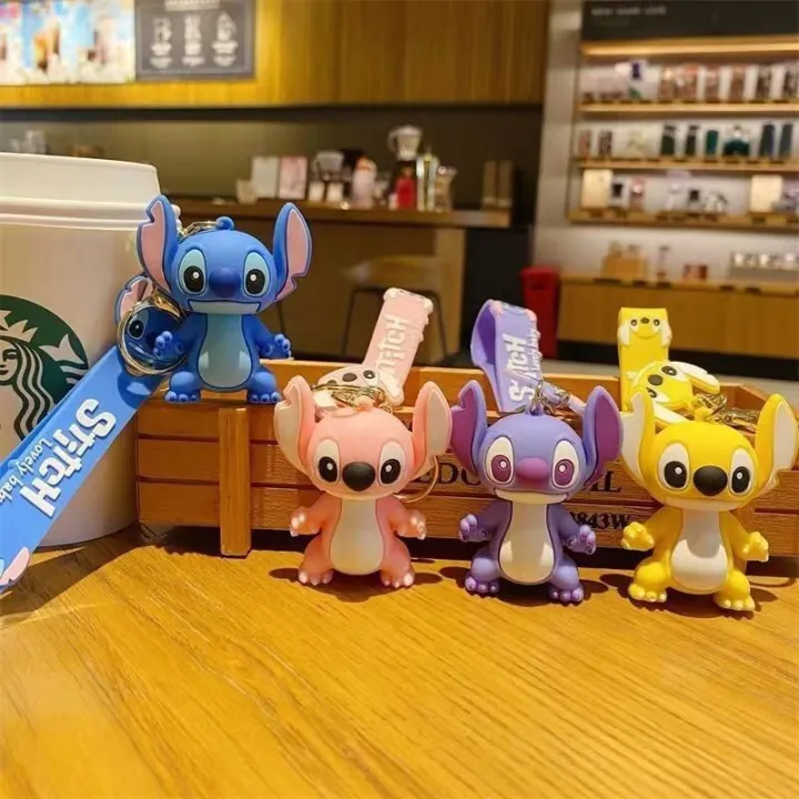 Buy  Stitch Disney Keychain Anime Lilo Stitch Figure Keyring Sweet Pink Bag Pendent Car Ornaments Key Accessories Xmas Gift for Girl  at Best Price in Bangladesh
