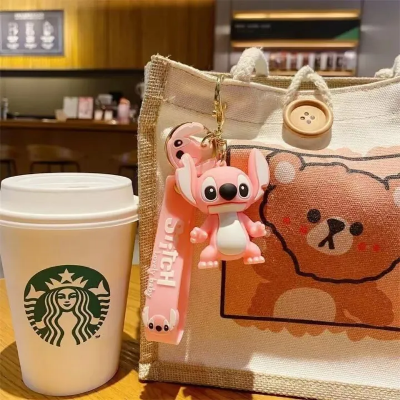 Buy  Stitch Disney Keychain Anime Lilo Stitch Figure Keyring Sweet Pink Bag Pendent Car Ornaments Key Accessories Xmas Gift for Girl  at Best Price in Bangladesh