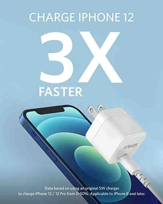 Buy  Anker 20W PowerPort III Cube PD Fast Charging Adapter White at Best Price In Bangladesh