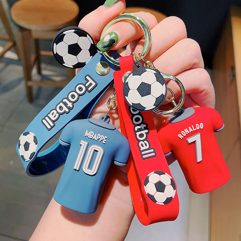 Buy  Football Jersey Keychain Cartoon Cute Doll Keyring Creative Fashion Couple Bag Ornament Key Chain Car Pendant Accessories Gift Cherry Super Store   at Best Price in Bangladesh