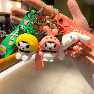 Buy  Cute Hello Kitty Keychain Creative Key Ring Couple Bag Figure Ornament Kuromi Melody Accessories Car Pendant Jewelry Kids Gifts  at Best Price in Bangladesh