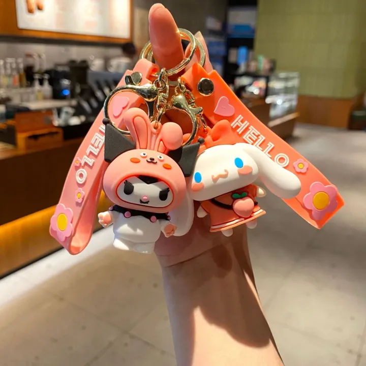 Buy  Cute Hello Kitty Keychain Creative Key Ring Couple Bag Figure Ornament Kuromi Melody Accessories Car Pendant Jewelry Kids Gifts  at Best Price in Bangladesh