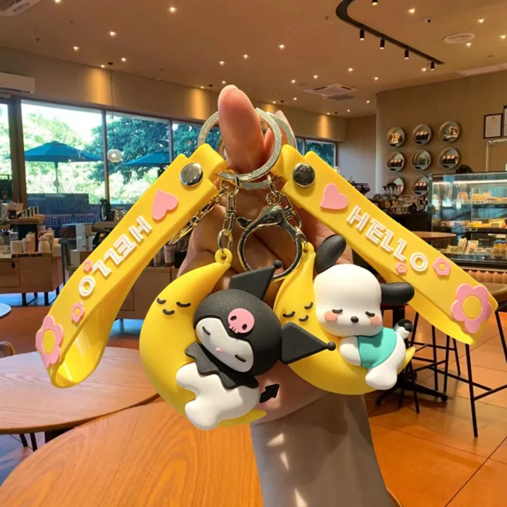 Buy  Cute Hello Kitty Keychain Creative Key Ring Couple Bag Figure Ornament Kuromi Melody Accessories Car Pendant Jewelry Kids Gifts  at Best Price in Bangladesh