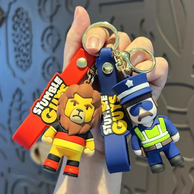 Buy Stumble Guys Keychain Lion Man Banana Person Doll Funny Bag Pendent Game Stumbled Keyring Car Ornament Key Accessories Toy Gift at Best Price in Bangladesh