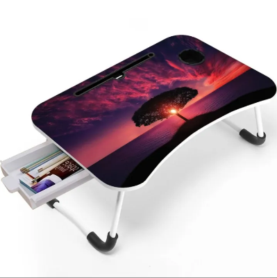 Picture of Folding Laptop Table / Baby Reading Table/ portable Table Laptop Table without drawer