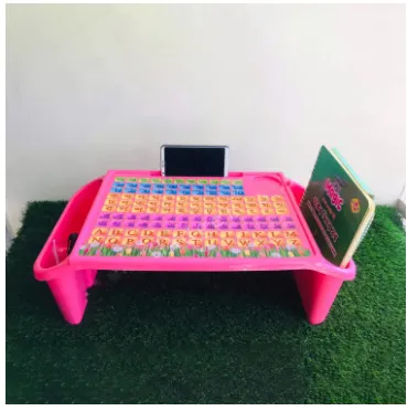 Picture of Reading and Writing Table with Built-in Storage Box - Durable Plastic Construction - For Children's