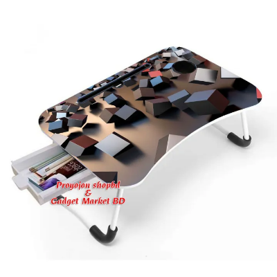 Picture of Premium Quality - Printing Foldable and Portable Multi-Favorable Laptop Table Stand-Study Table-Bed Table - Signifying