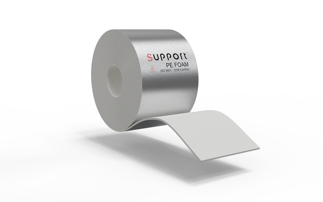 Buy Support PE FOAM Insulation-Alu Foil(25m X 1m X 18mm)  at Best Price In Bangladesh