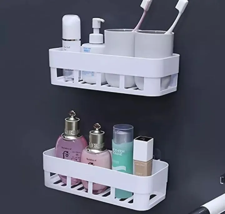 Picture of Bathroom Wall Shelves Toothpaste Holder Rack Storage