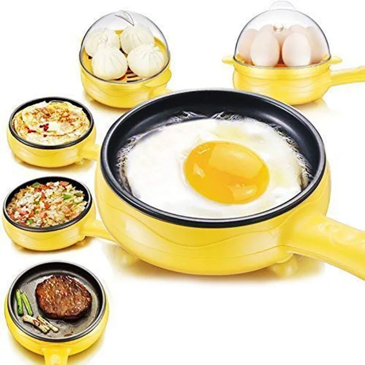 Picture of Multifunctional Electric Egg Pan cum Boiler - Convenient Egg Cooking in One Appliance - With 5/7 Eggs Tray