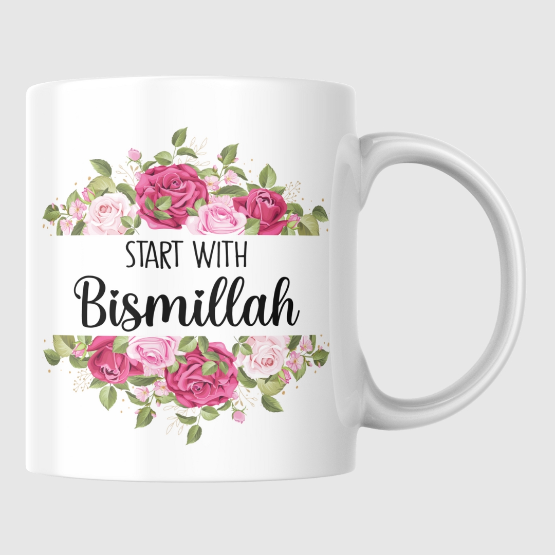 Picture of START WITH Bismillah, Islamic Gift, Islamic Mug Gifts