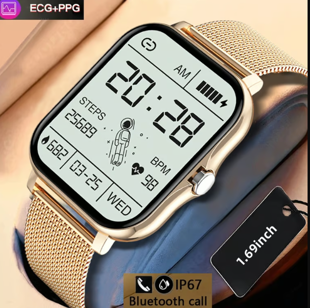 Buy    LIGE Golden Smart Watch - UT-520 at best price In Bangladesh