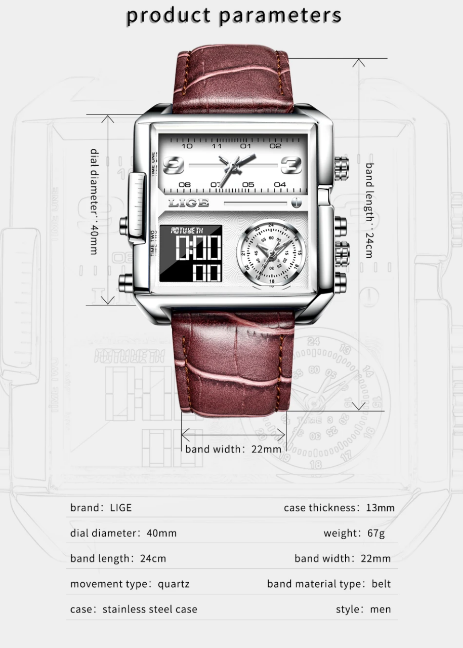 Buy   LIGE® Digital Military Watch - UT-523 at best price In Bangladesh