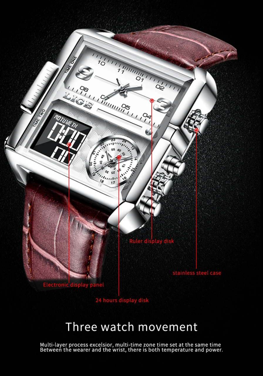 Buy   LIGE® Digital Military Watch - UT-523 at best price In Bangladesh