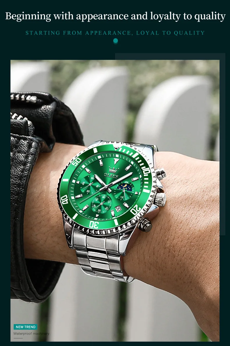 Buy  ORIGINAL GREEN OLEVS Watch - UT-527  at best price In Bangladesh