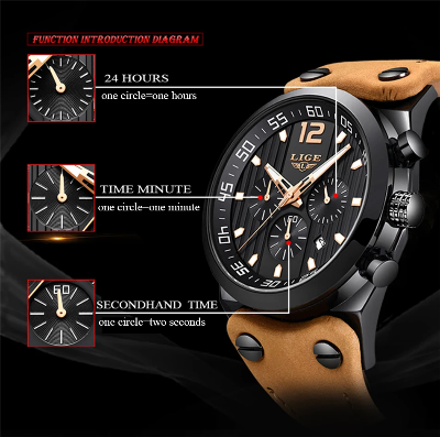 Buy  LIGE® LUXE Military Watch - UT-544  at best price In Bangladesh