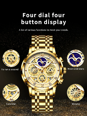 Buy  LIGELAND® Gold Watch - UT-545   at best price In Bangladesh