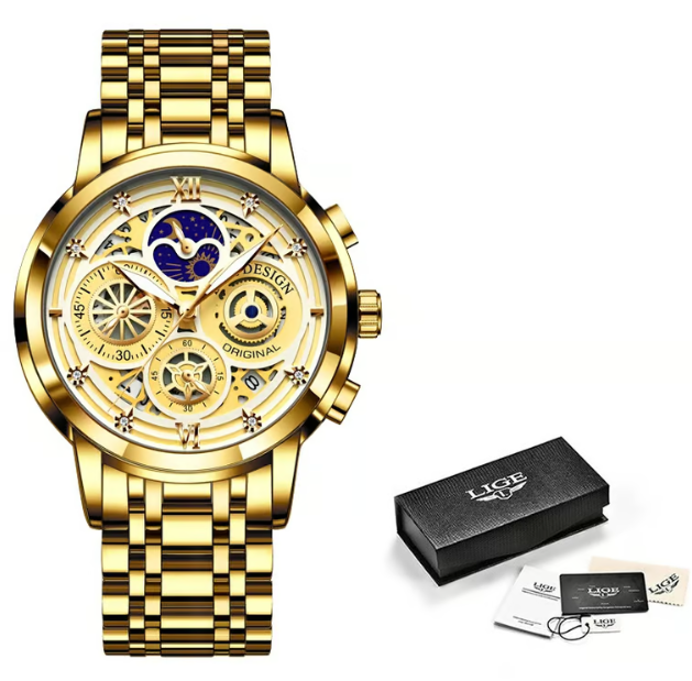 Buy  LIGELAND® Gold Watch - UT-545   at best price In Bangladesh