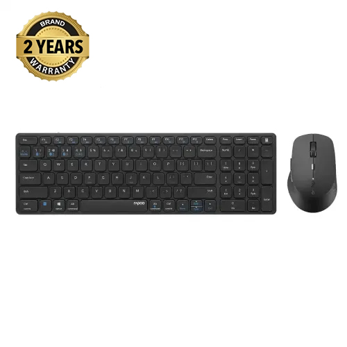 Buy Rapoo 9350M Multi-mode Wireless Keyboard & Mouse Combo  at Best Price In Bangladesh