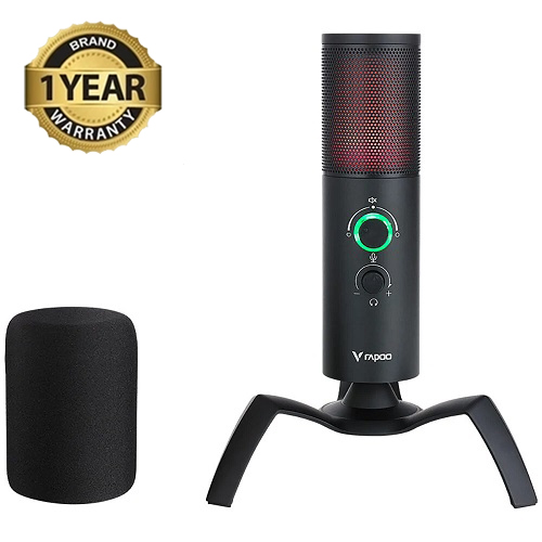 Buy Rapoo VS500 Dual Point Omni Directional RGB Gaming Microphone  at Best Price In Bangladesh