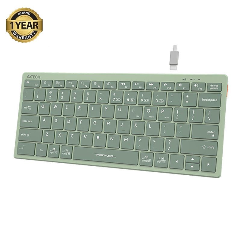 Buy A4tech FBX51C Fstyler Scissor Switch Rechargeable Mini Wireless Keyboard at Best Price In Bangladesh