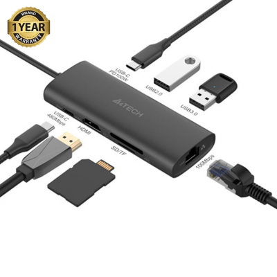 Buy A4Tech DST-80C 8-In-1 USB 3.0, SD Card and HDMI USB-C Docking Station at Best Price In Bangladesh