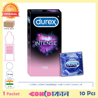 Picture of Durex Intense Stimulating Condom with Desirex Gel 10p Indian