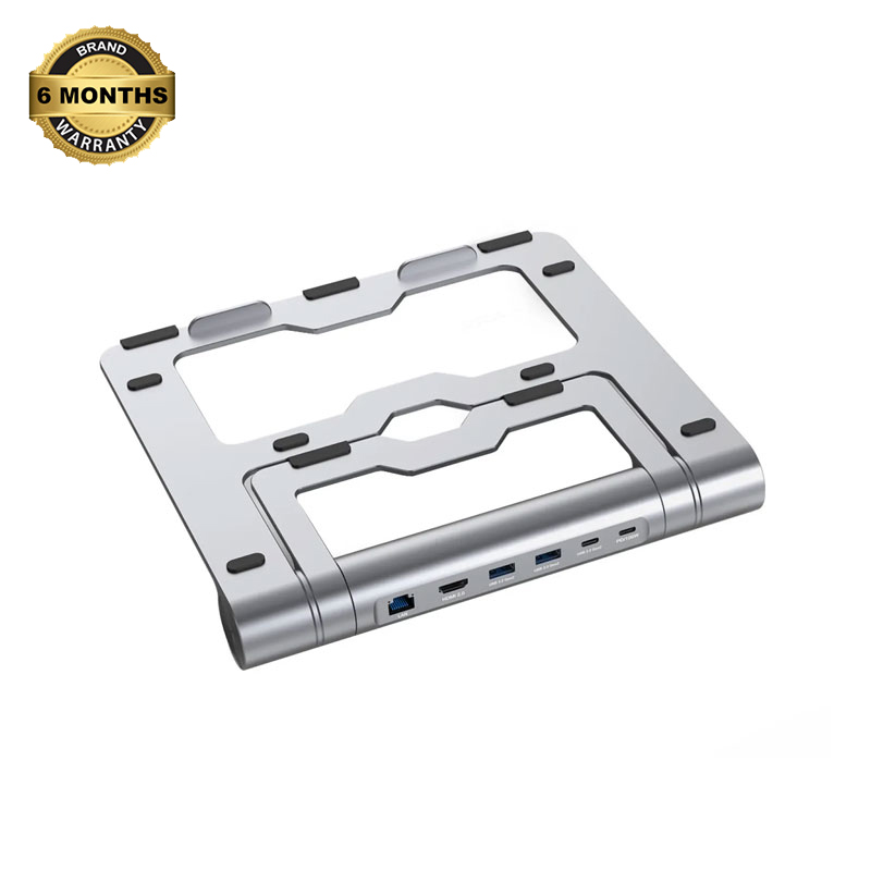 Picture of "Vyvylabs Wisdom Series Laptop Stand 6-in-1 Multifunctional HUB Docking Station "