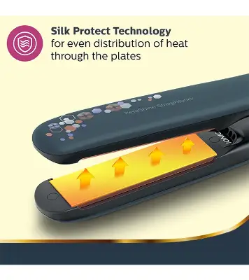 Philips BHS397/40 Kerashine Titanium Straightener with Silk Protect Technology at Best Price in Bangladesh
