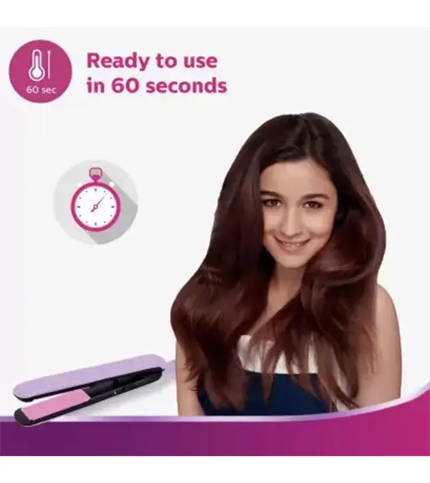 Philips BHS393/40 Straightener with Silk Protect Technology Suitable For All Hair Types Lavender at Best Price in Bangladesh