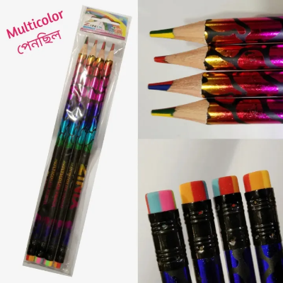 Picture of Multicolor Pencil 4 Colour in 1 Pencil 2 Piece
