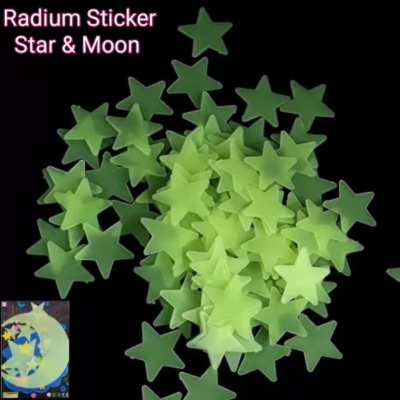 Picture of Radium Sticker STAR & MOON Shape - 1 Pack
