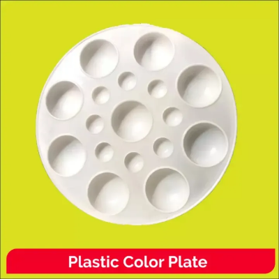 Picture of Color Plate ( Plastic) Round Shape - 1pcs