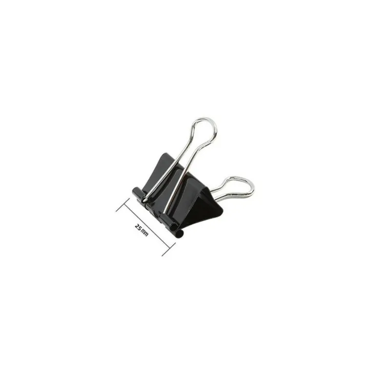 Picture of Binder Clips, Paper Clip, 25mm - 12 Piece ( 1Dozen )