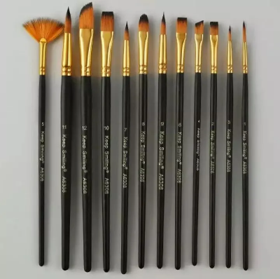 Picture of Artist All rounder Brush Set - 12pcs ( Keep smiling)
