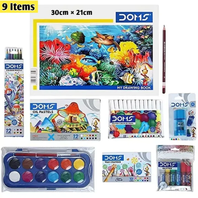 Picture of Painting Kit Full Set include 6 Shades Glitter Glue & Erasner